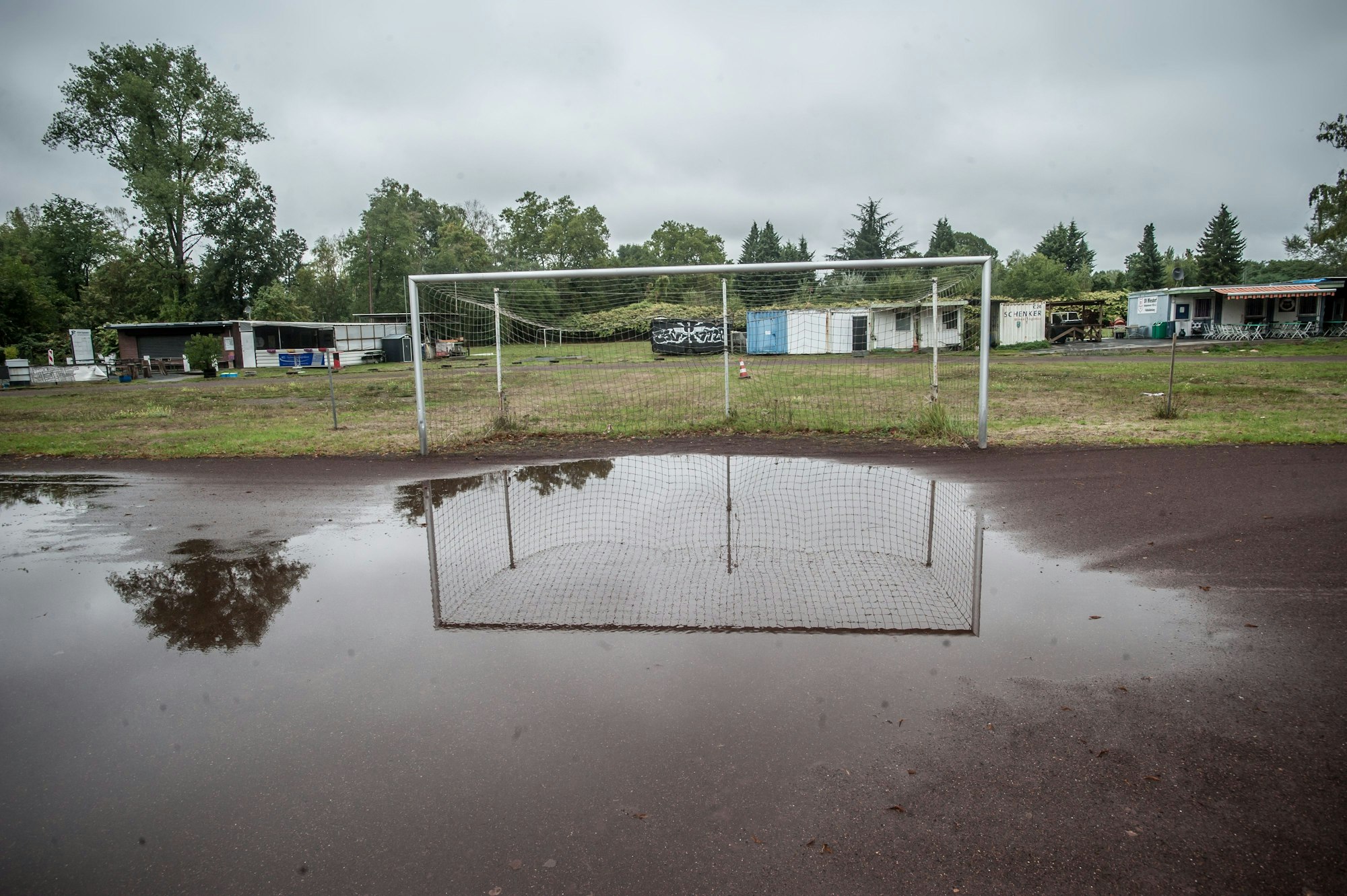 Die große ESV-Anlage Opladen: Fußball, Schießen und eine Tennis-Anlage. Foto: Ralf Krieger