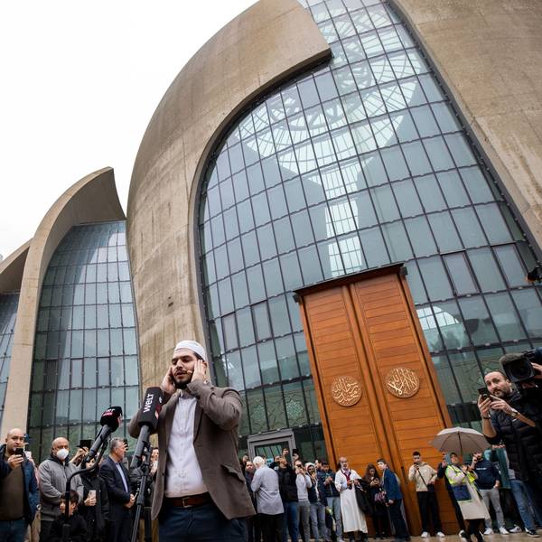 Imam Mustafa Kader bei der Premiere am 14. Oktober