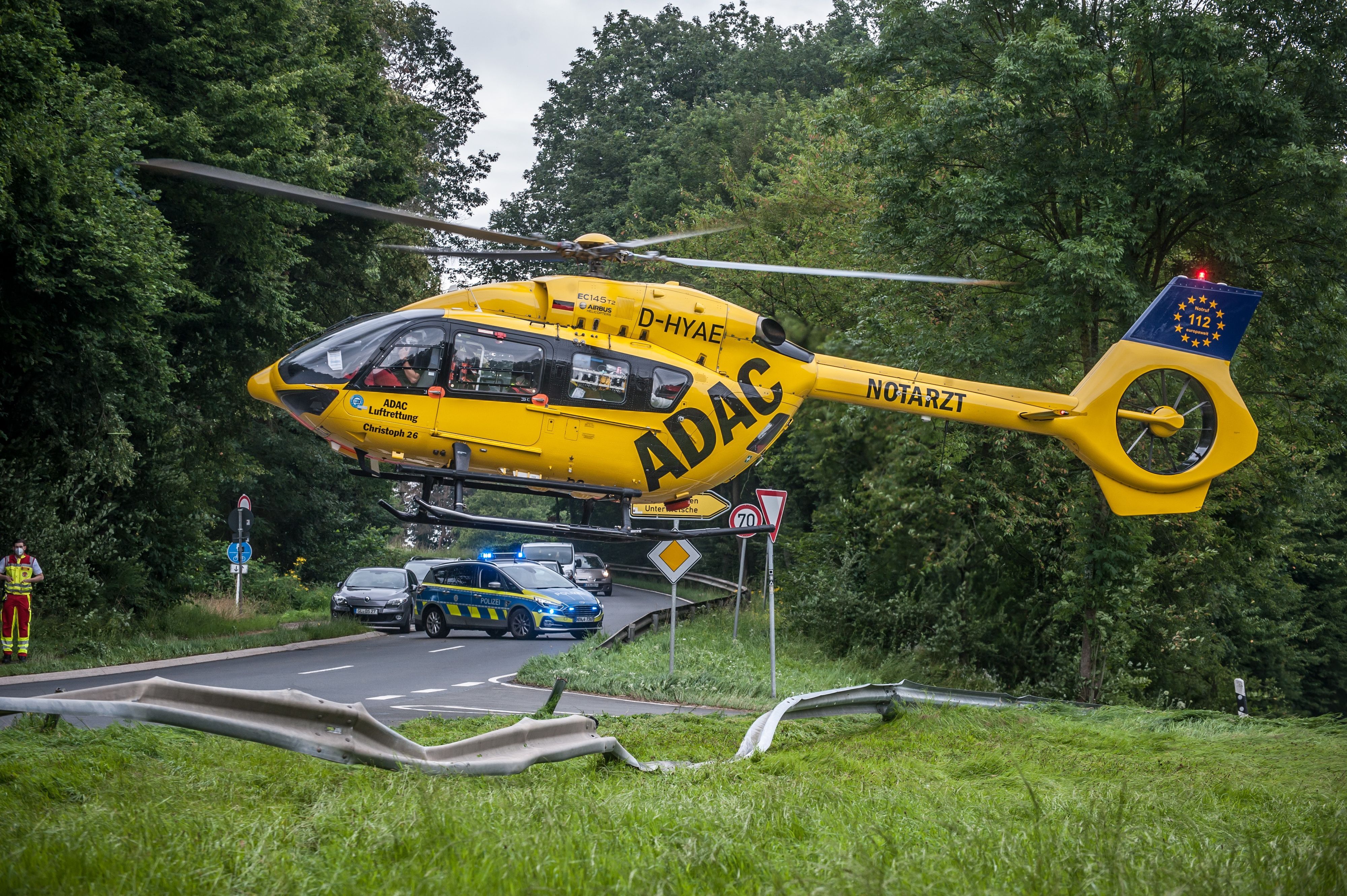 Bei schweren Unfällen kommen Rettungshubschrauber zum Einsatz. Das Klinikum soll einen Landeplatz bekommen, die Unterlagen werden jetzt offengelegt.