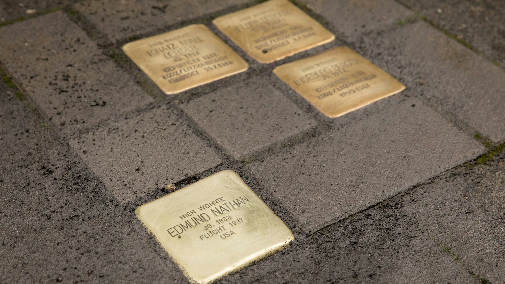 In Köln liegen inzwischen mehr als 2400 Stolpersteine.