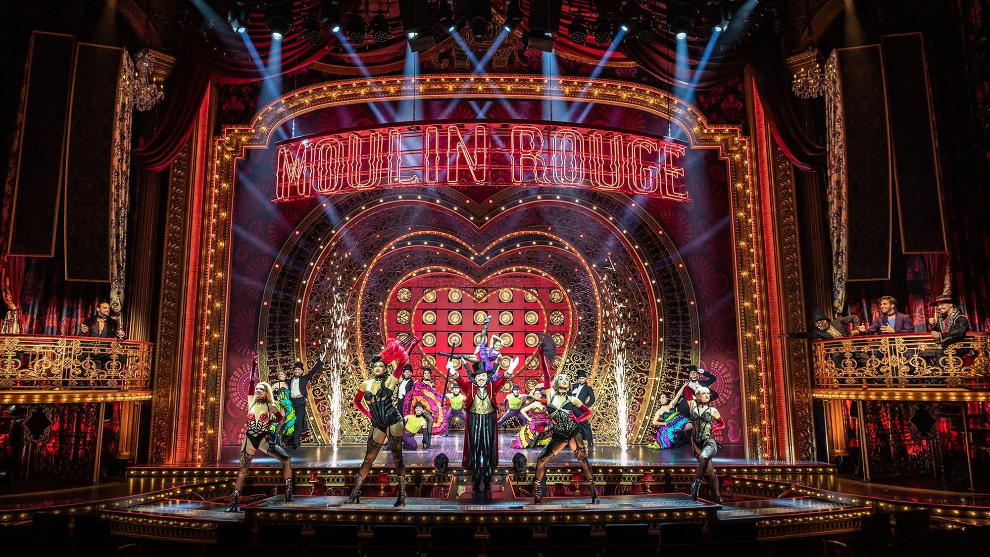 Bild aus dem Musical „Moulin Rouge“ in Köln.