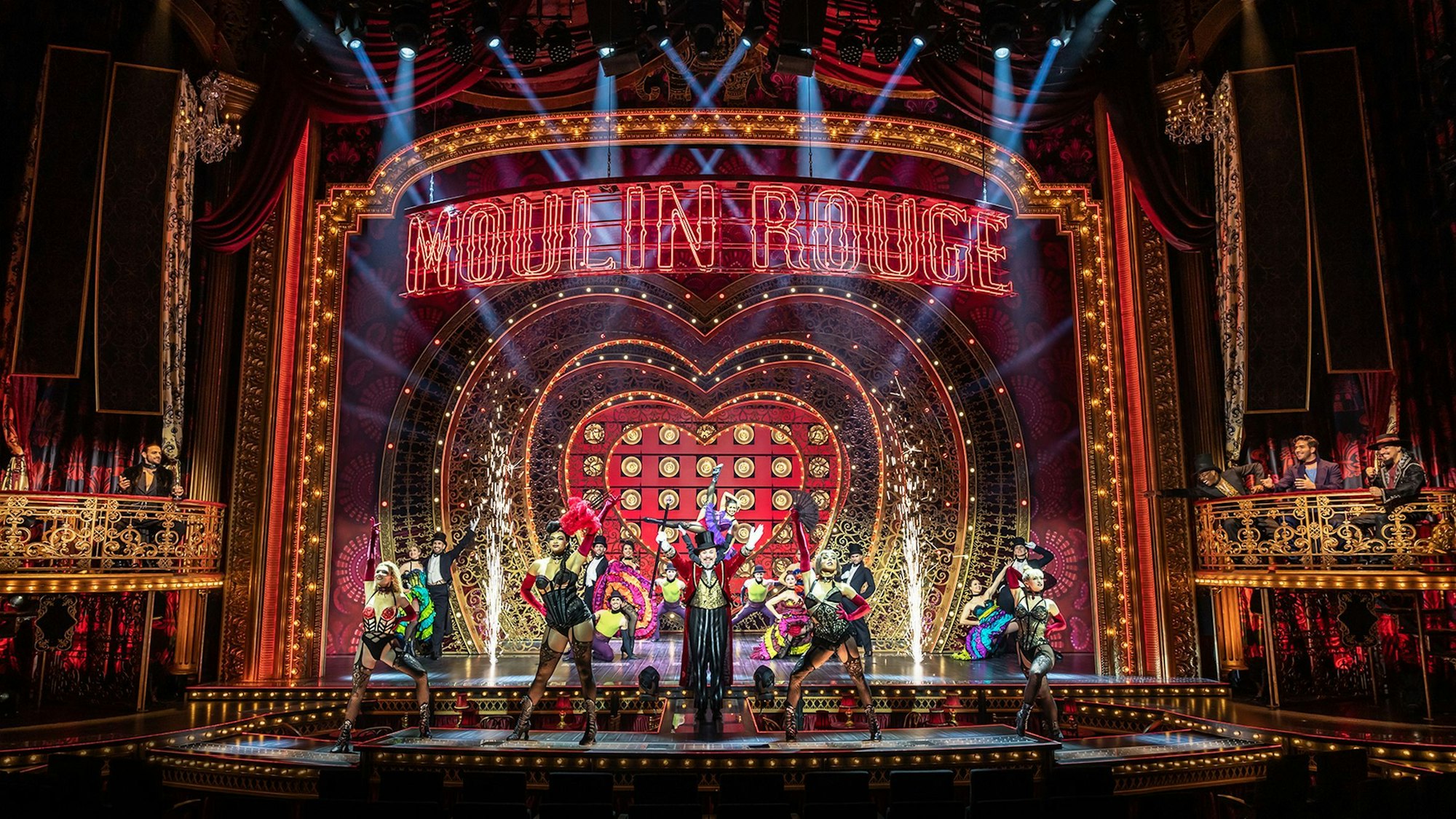 Bild aus dem Musical „Moulin Rouge“ in Köln.