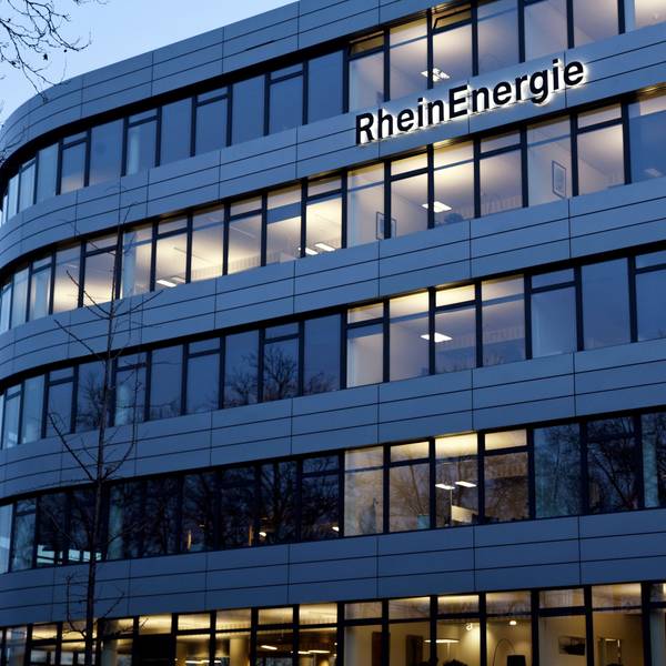 Die Zentrale der Rhein-Energie am Parkgürtel in Ehrenfeld.