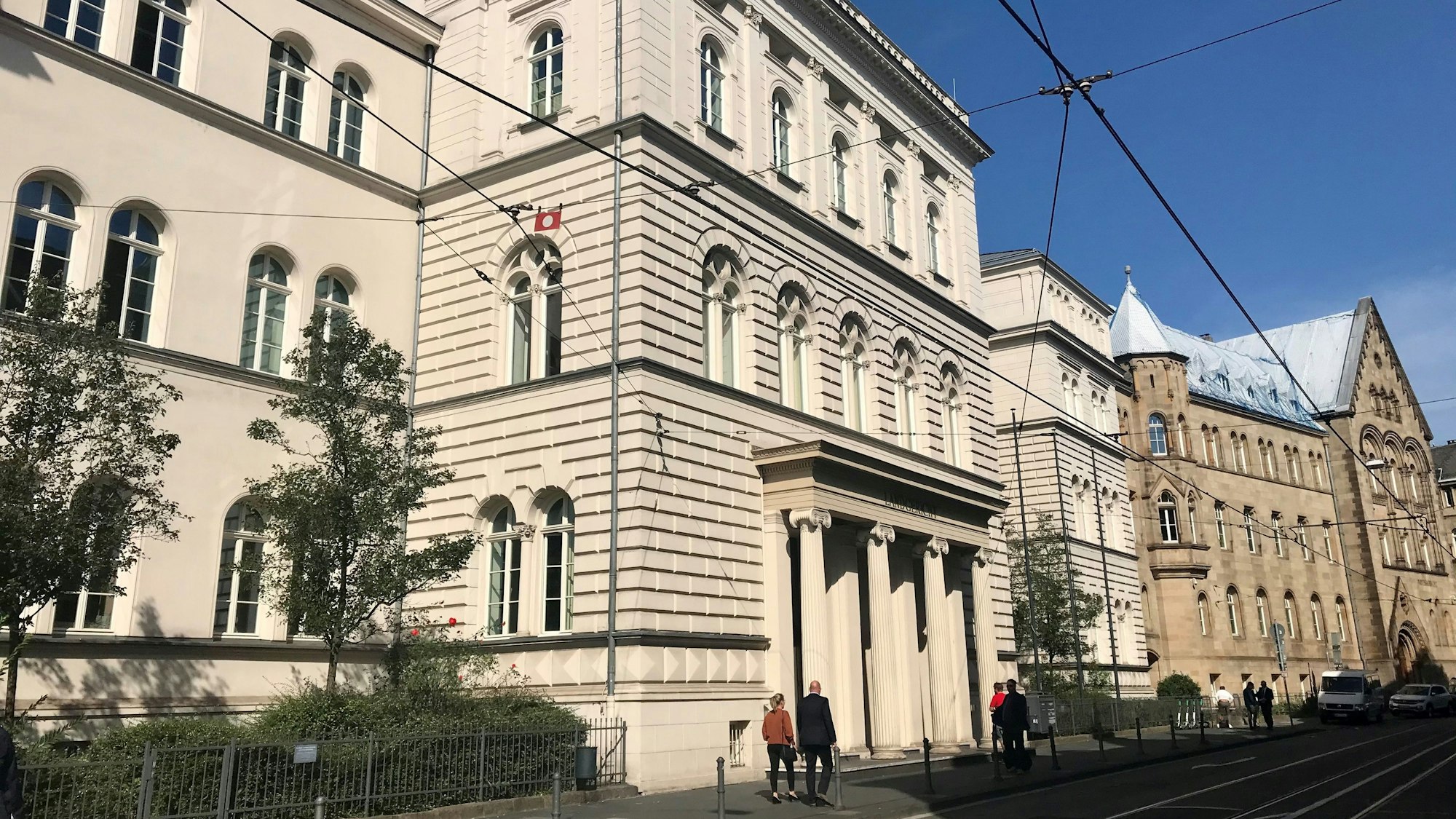 Blick auf das Gebäude des Landgerichts in Bonn.