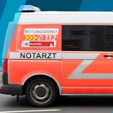Ein Notarztwagen