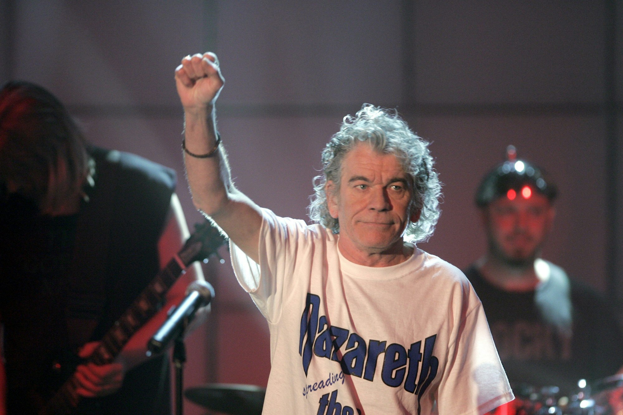 Der Sänger Dan McCafferty tritt mit seiner Band "Nazareth" bei der Aufzeichnung zur 50. Folge der RTL-Show, die "Ultimative Chartshow", auf.