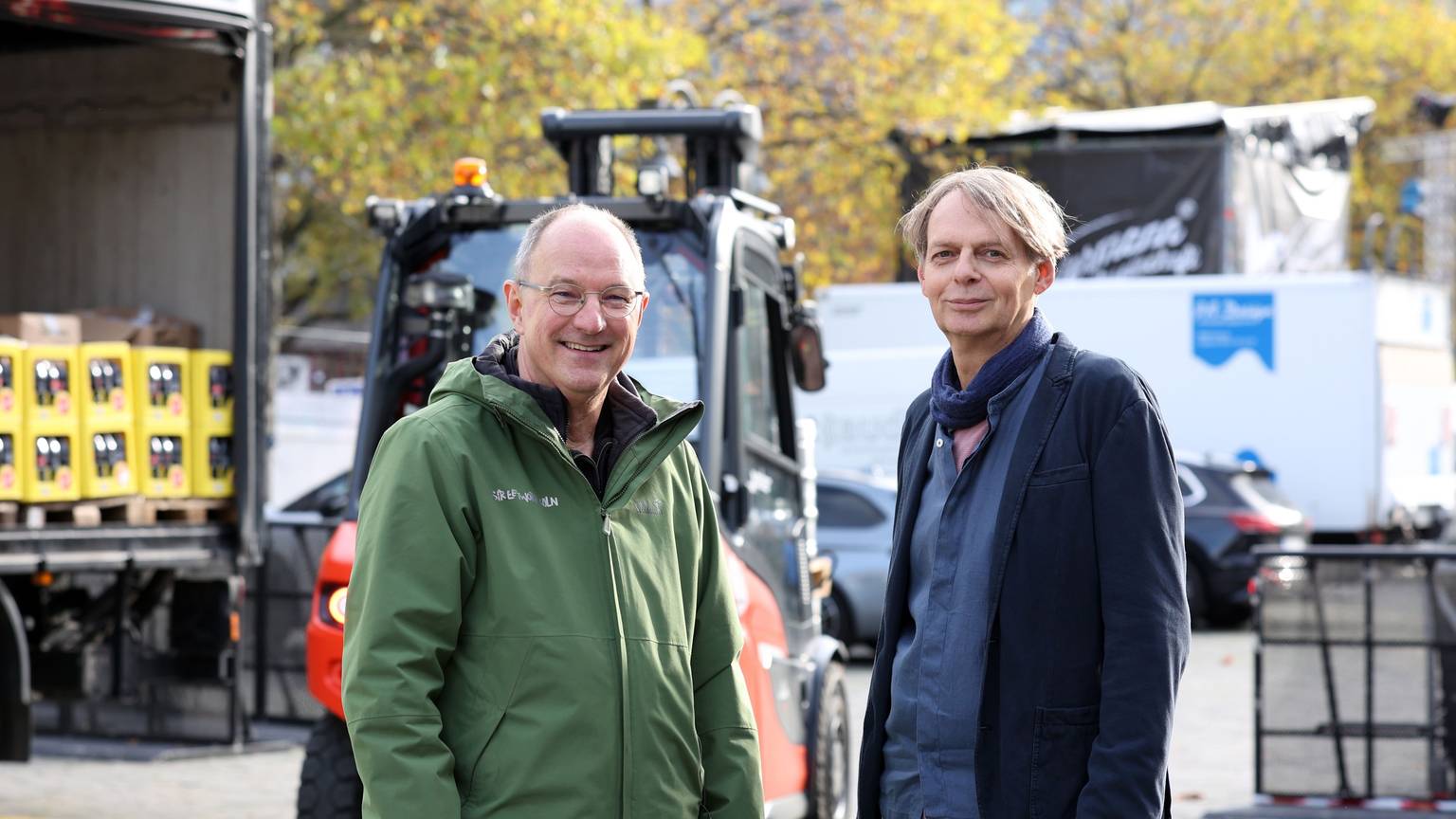Streetworker Uwe Schärpf (links) und Markus Theis