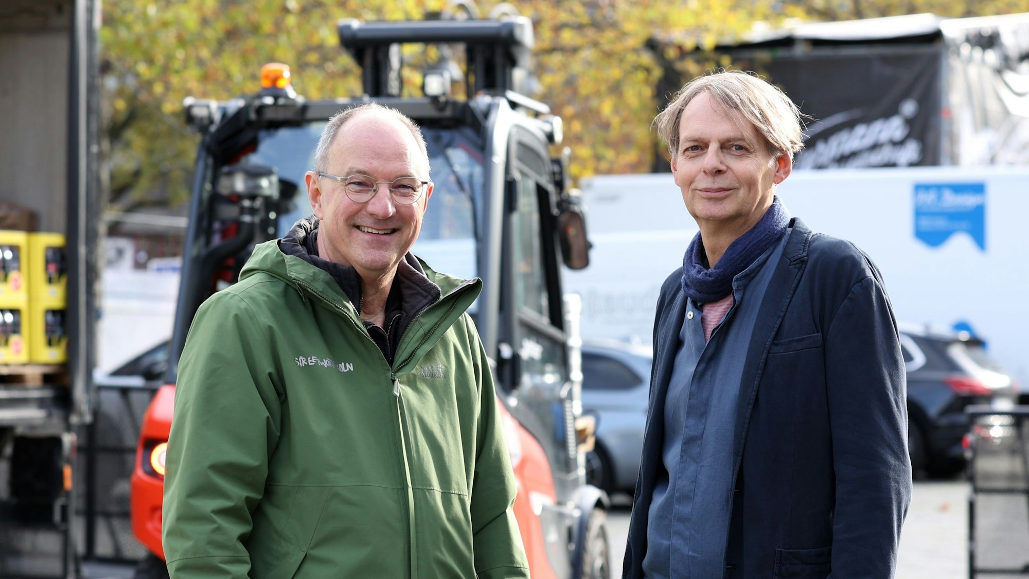 Streetworker Uwe Schärpf (links) und Markus Theis