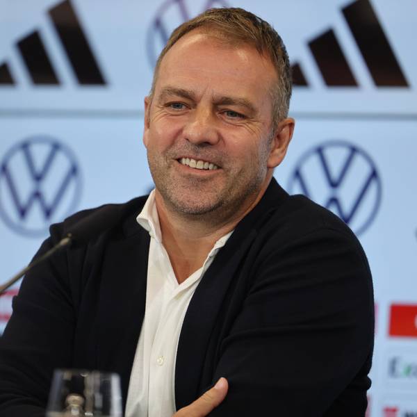 Bundestrainer Hansi Flick in Frankfurt