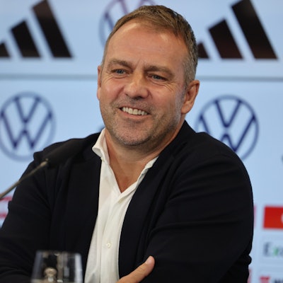 Bundestrainer Hansi Flick in Frankfurt
