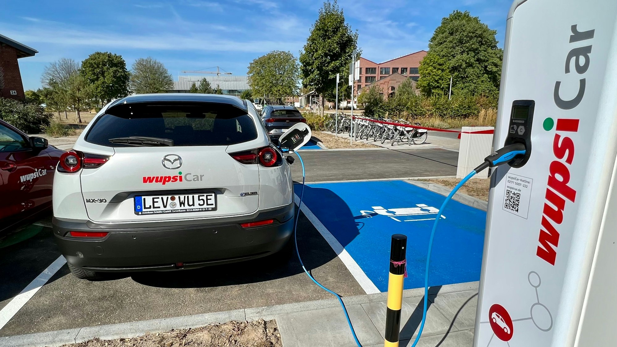 Wupsi-Car-Ladestation in der Neuen Bahnstadt