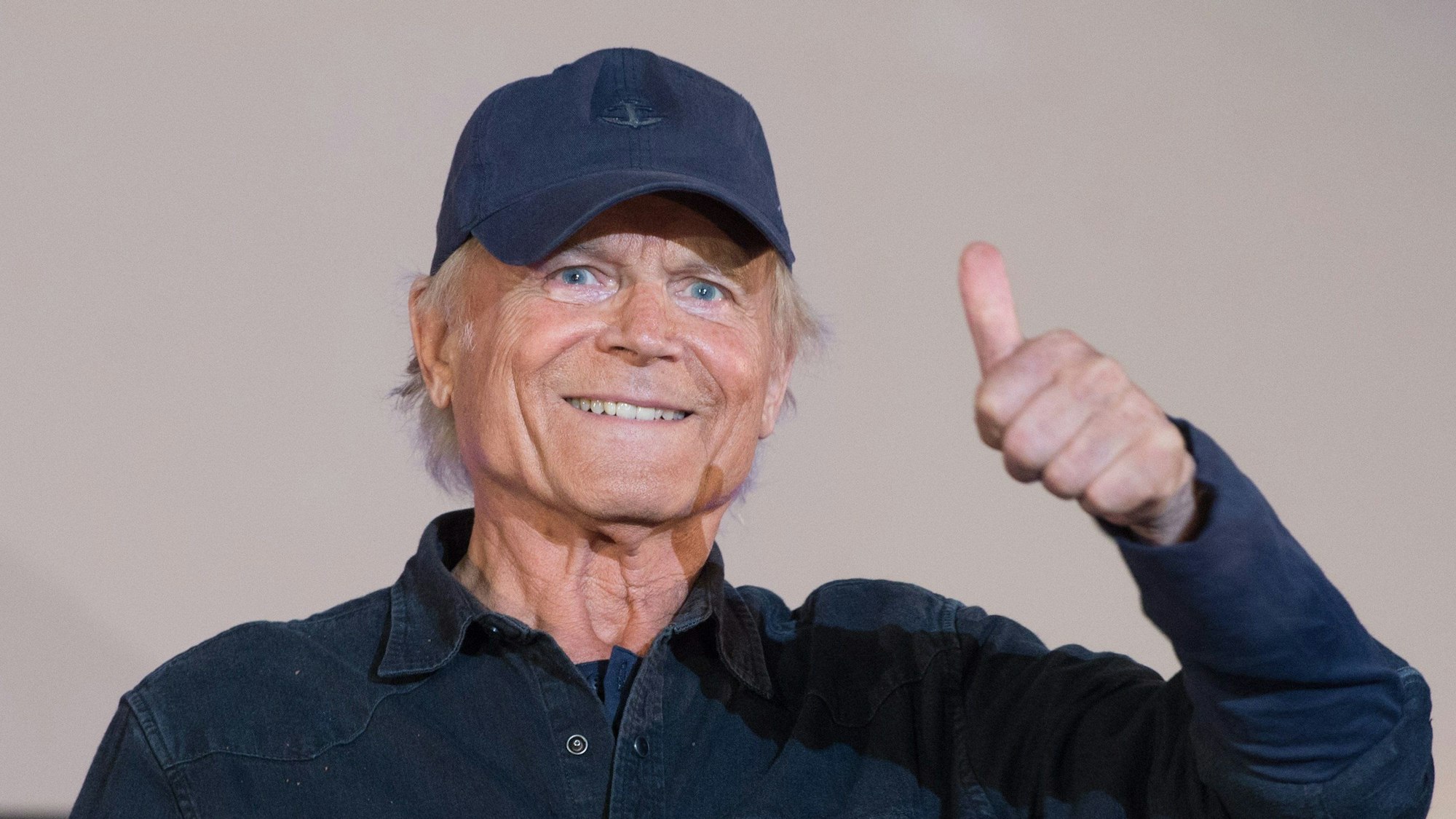 Terence Hill bei der Deutschlandpremiere seines Films „Mein Name ist Somebody – Zwei Fäuste kehren zurück“.