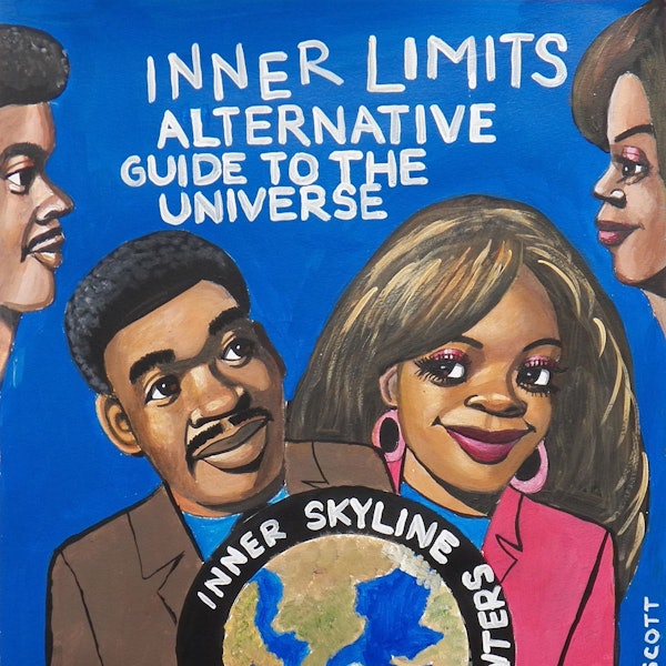 Auf dem Gemälde von William Scott sind mehrere Selbstporträts des afroamerikanischen Künstlers in unterschiedlichen Rollen zu sehen.