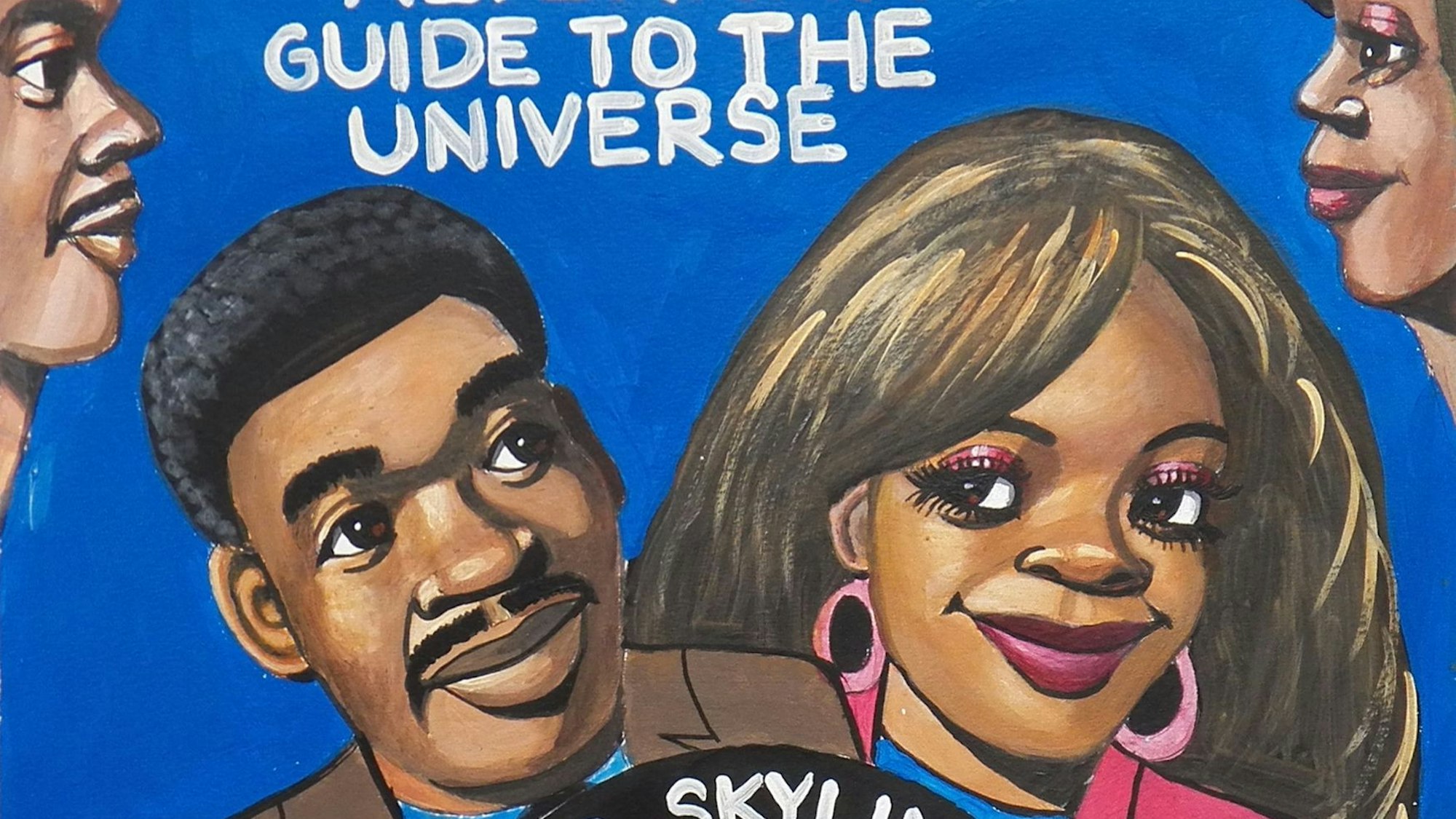 Auf dem Gemälde von William Scott sind mehrere Selbstporträts des afroamerikanischen Künstlers in unterschiedlichen Rollen zu sehen.