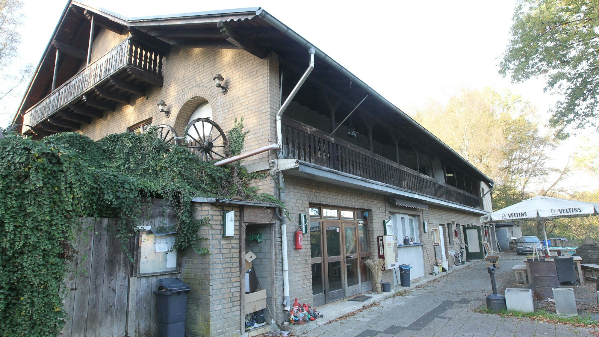 Das Haupthaus des Campingplatzes Herfterath in Much-Ophausen