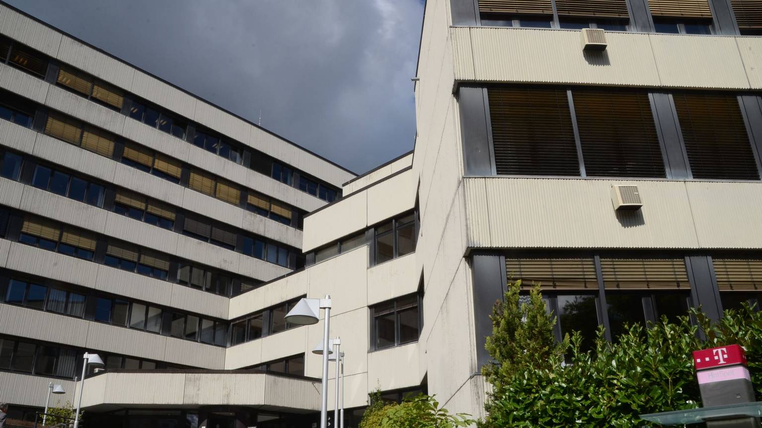 Der Eingang des Amtsgerichts in Siegburg.