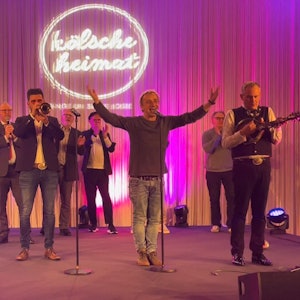 Die Albumpräsentation vom Musikprojekt „Kölsche Heimat“ bei der Kreissparkasse Köln.
