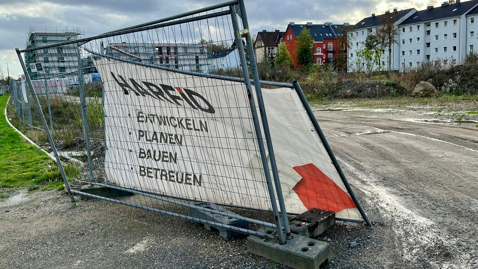 Harfid-Baustelle in der Neuen Bahnstadt West, Europa-Allee