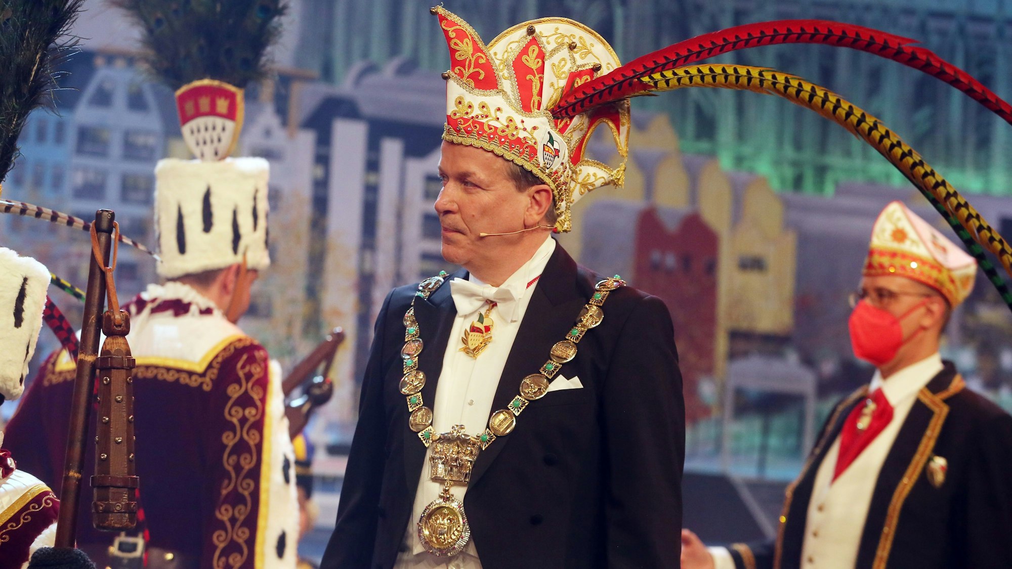 Christoph Kuckelkorn bei der Prinzenproklamation 2022