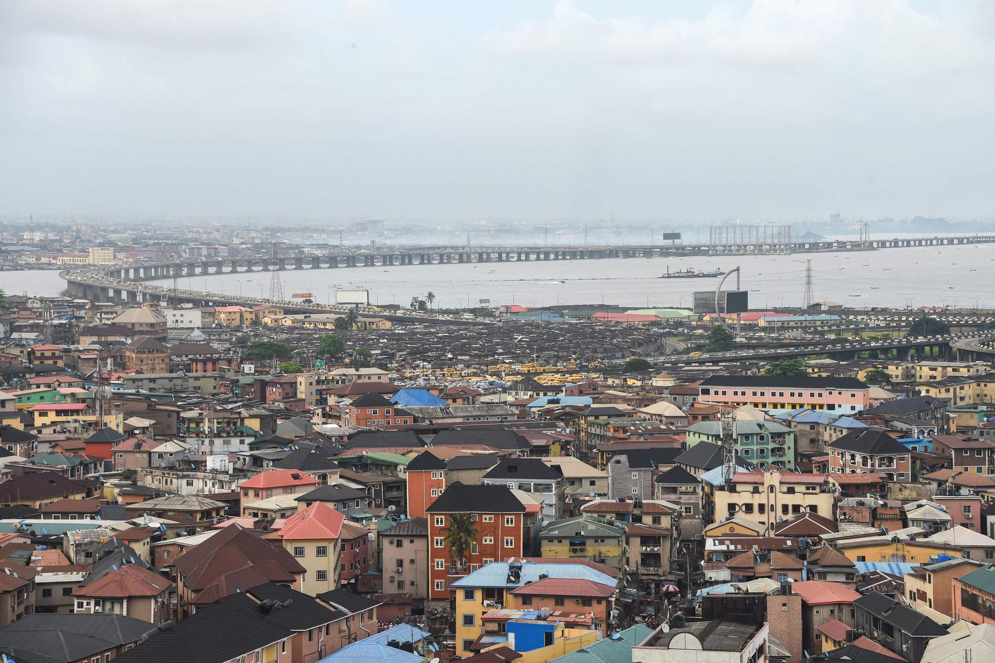 Luftaufnahme von Lagos, Nigeria