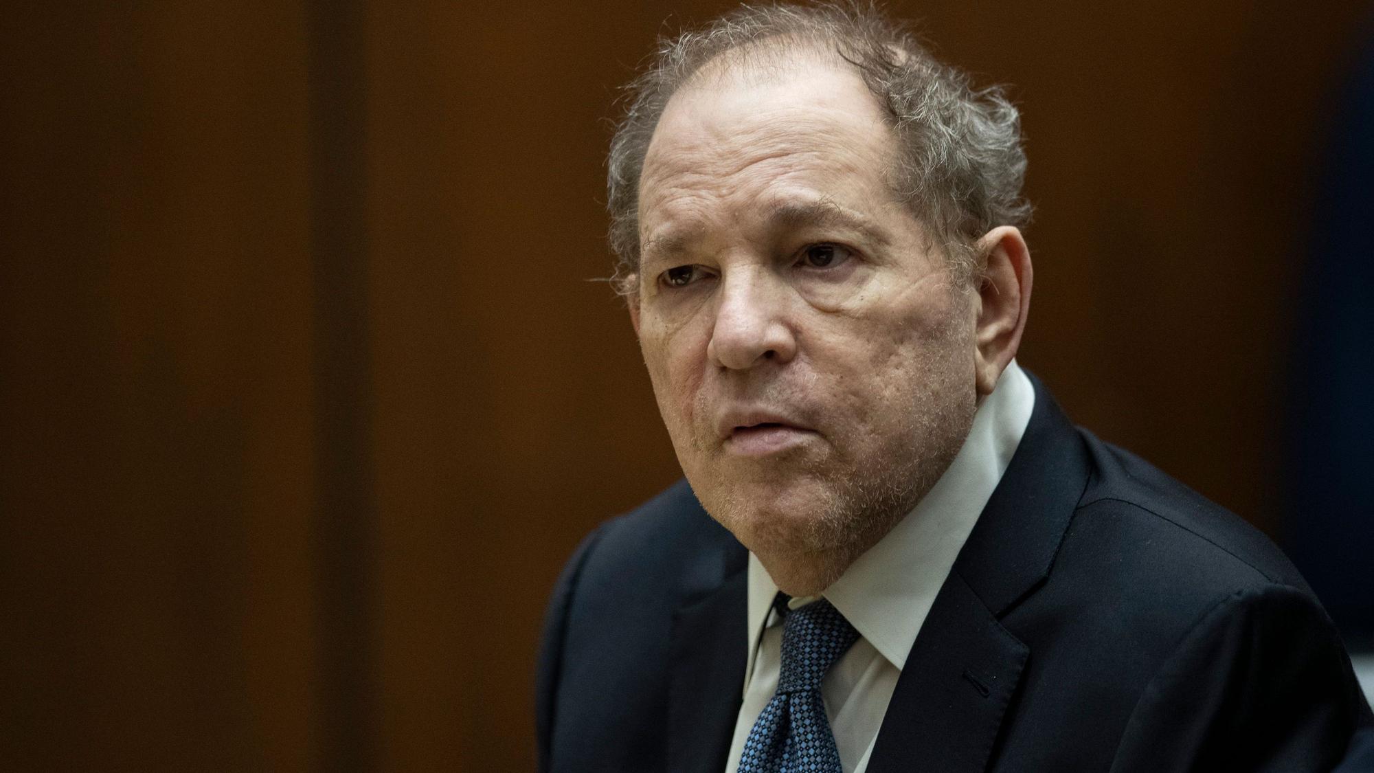 Der frühere Filmproduzent Harvey Weinstein im Gericht in Los Angeles.
