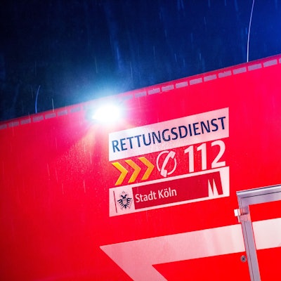 Ein Fahrzeug des Kölner Rettungsdienstes.