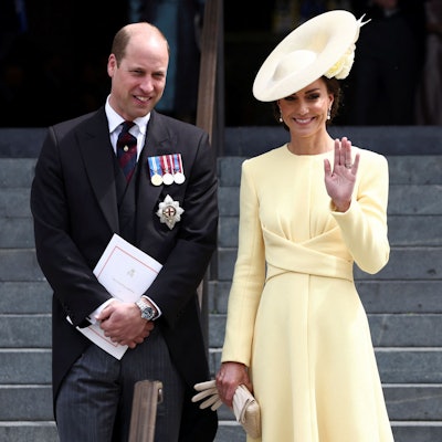 Prinz William und Prinzessin Kate nach deinem Gottesdienst.