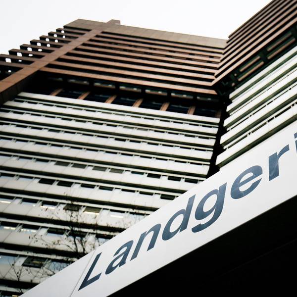 Außenansicht des Landgerichts Köln an der Luxemburger Straße.