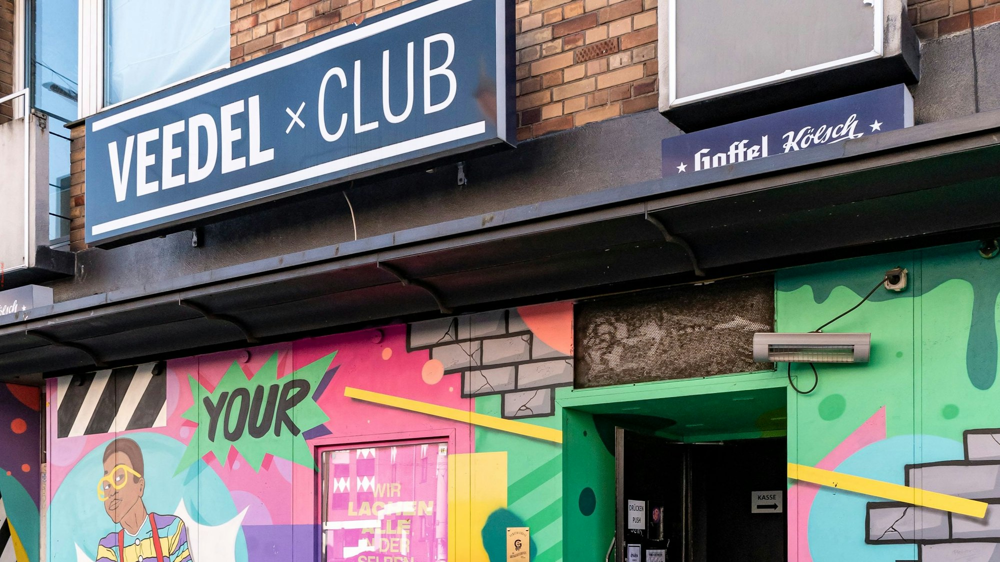 Außenansicht des Veedel Club in Köln.