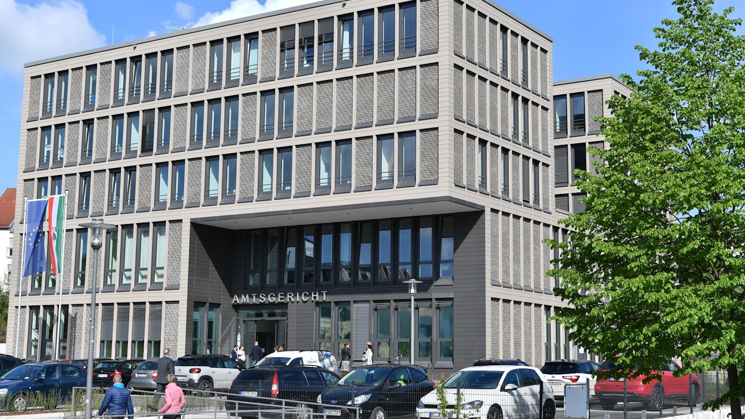 Das neue fünfgeschossige Gerichtsgebäude auf dem Gummersbacher Steinmüllergelände war Schauplatz der Verhandlung.