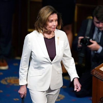 Die Vorsitzende des US-Repräsentantenhauses wird ihre Partei in der Parlamentskammer künftig nicht mehr anführen.