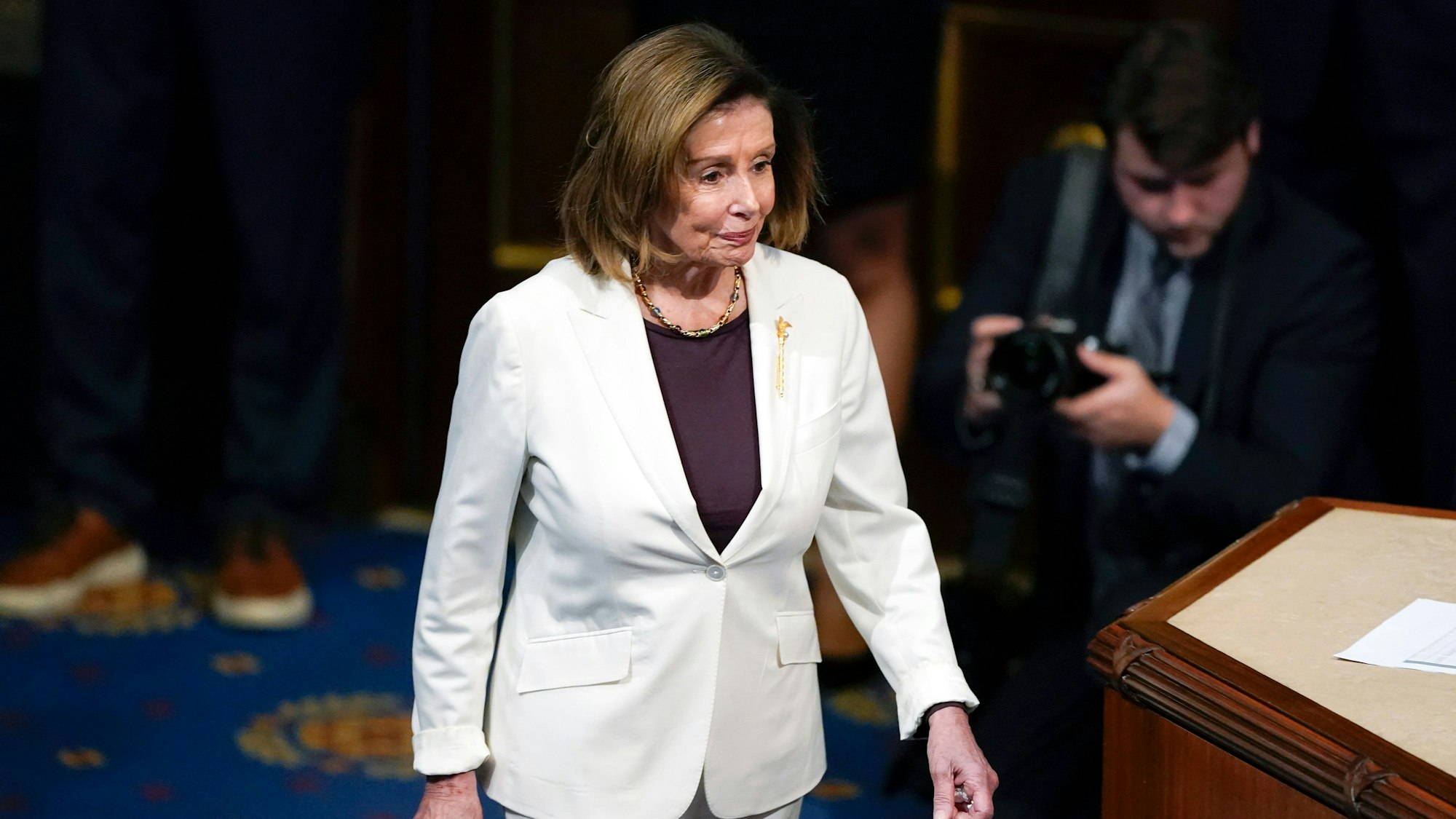 Die Vorsitzende des US-Repräsentantenhauses wird ihre Partei in der Parlamentskammer künftig nicht mehr anführen.