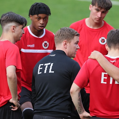 Mittelrhein Pokalfinale der A-Junioren,
1.FC Köln U19 vs. Viktoria Köln U19, Mitte: Trainer Marian Wilhelm (Viktoria), 18.05.2022, Bild: Herbert Bucco