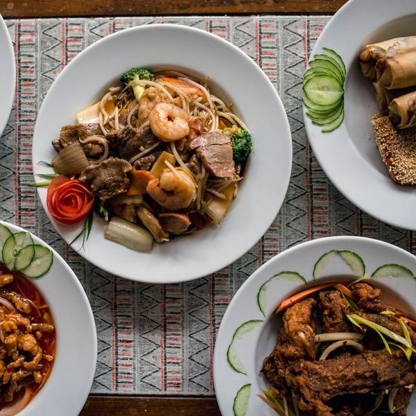 Speisen eines China-Restaurants.