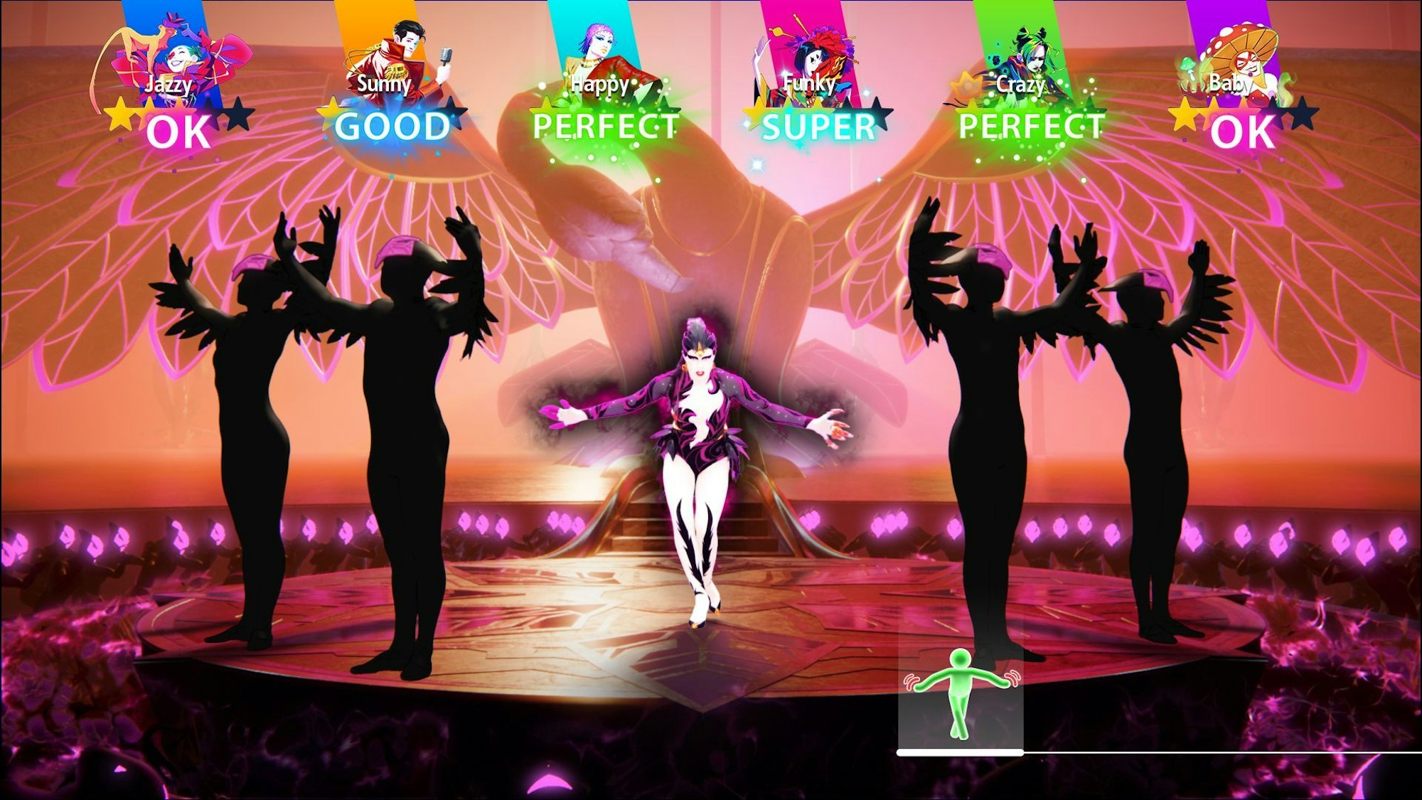 Szene aus dem Spiel „Just Dance“