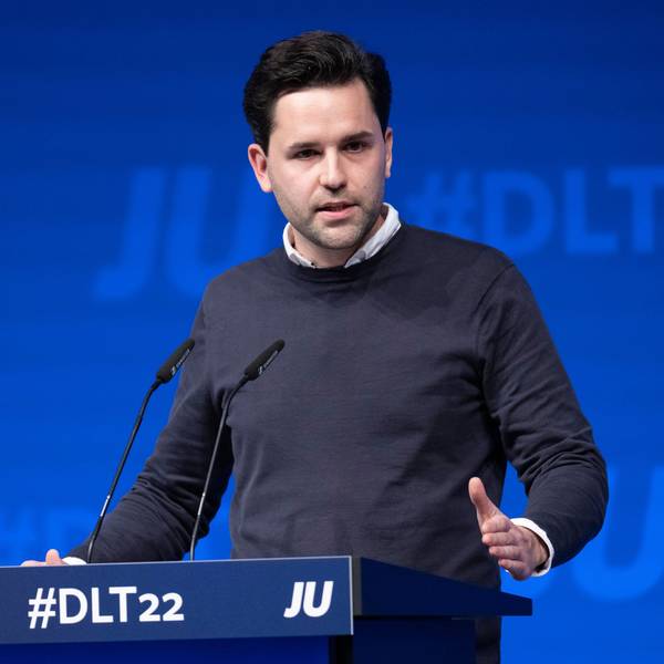 Johannes Winkel, Bundesvorsitzender der Jungen Union (JU), kritisiert seinen Parteikollegen, den schleswig-holsteinischen Ministerpräsidenten Daniel Günther.