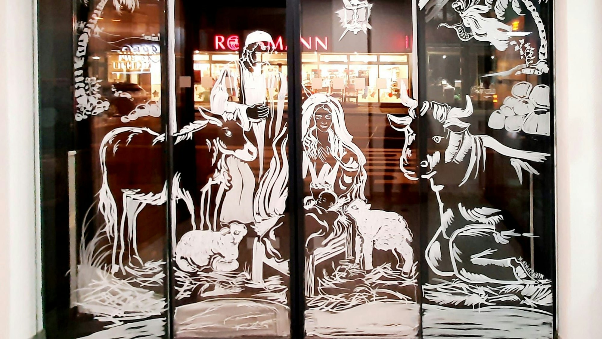 Weihnachtskrippe im Opladener feinkochtopf