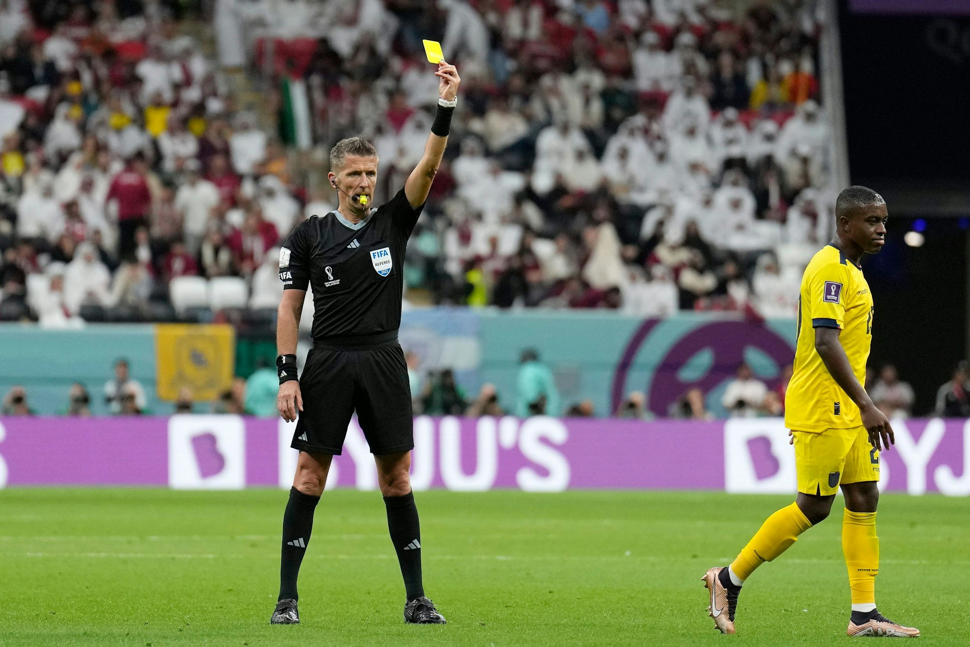 BYJU'S wirbt ebenfalls in den WM-Stadien.