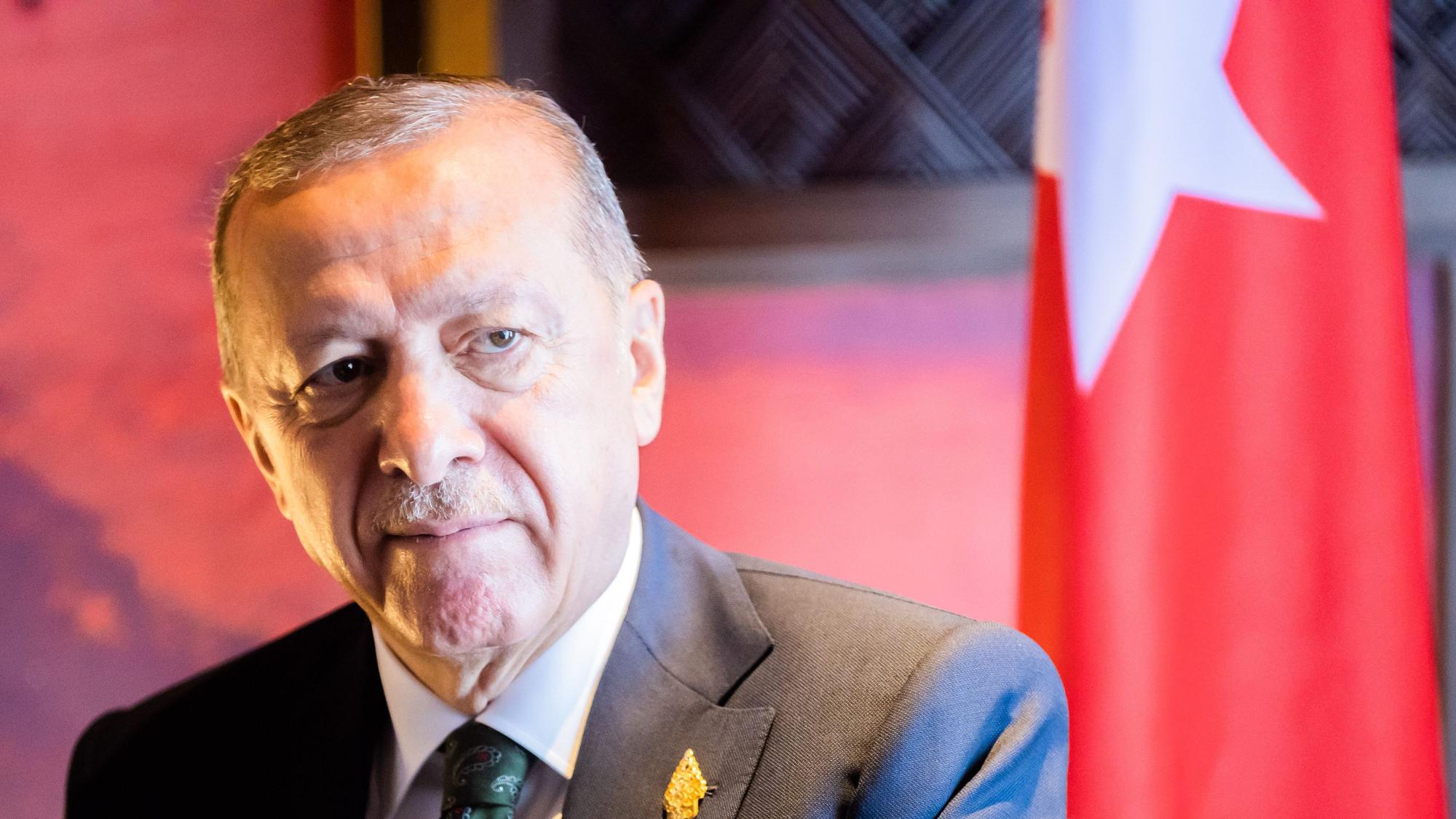 Recep Tayyip Erdogan beim G20-Gipfel in Indonesien.
