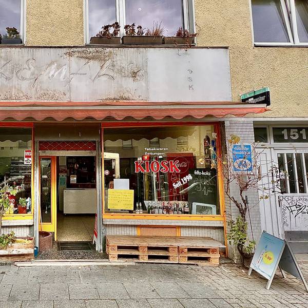 Der Eingang von Kemals Kiosk an der Liebigstraße.