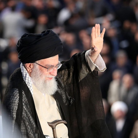 Ayatollah Ali Chamenei bei einem Auftritt in Teheran.