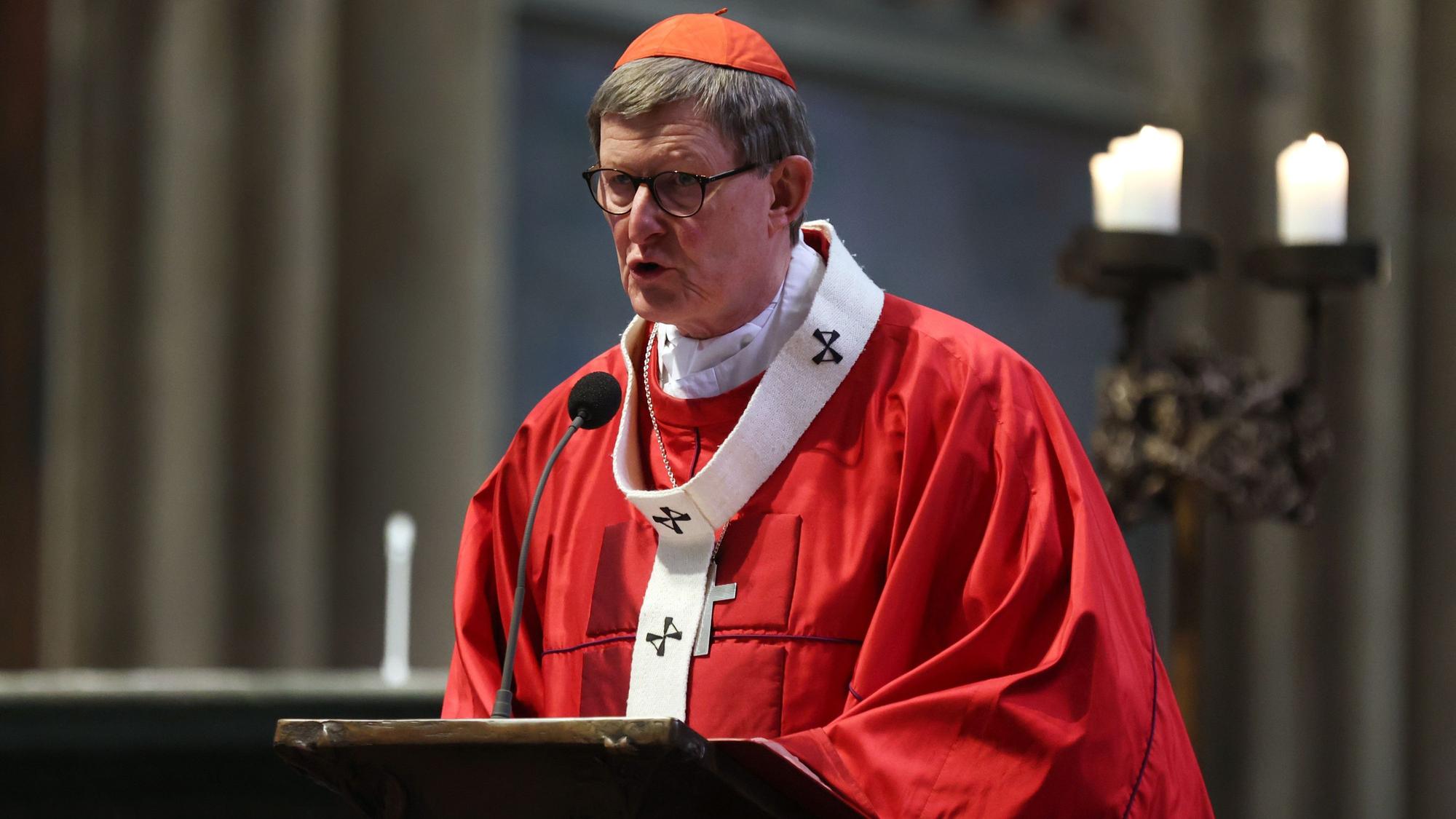 Pontifikalamt mit Kardinal Woelki am Palmsonntag im Dom.