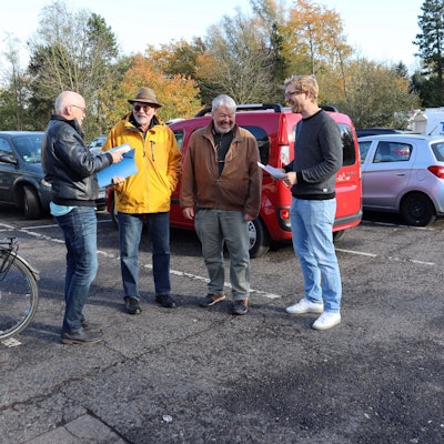 Rainer Drese, HorstNoack, Hans Stengle und Jonas Höltig (v.l.)