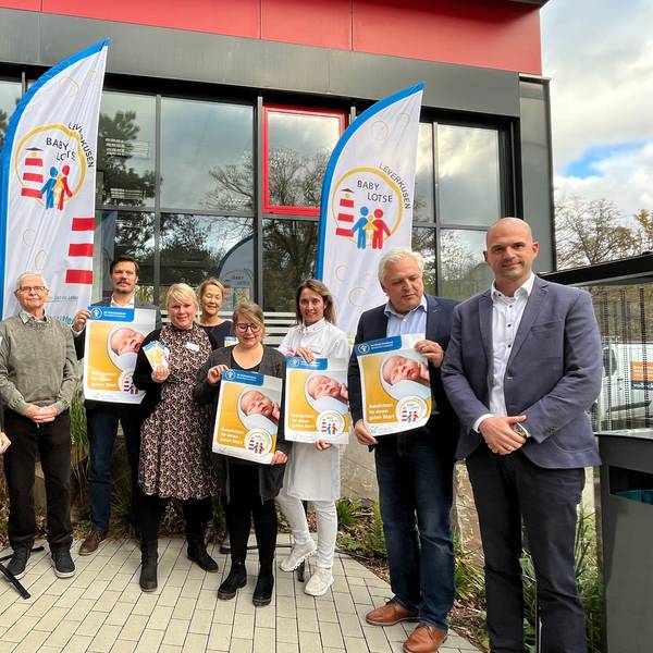 Das Projekt Babylotsen von Stadt, Klinikum und Kinderschutzbund gibt es seit November 2022 – hier ein Foto vom Auftakt.