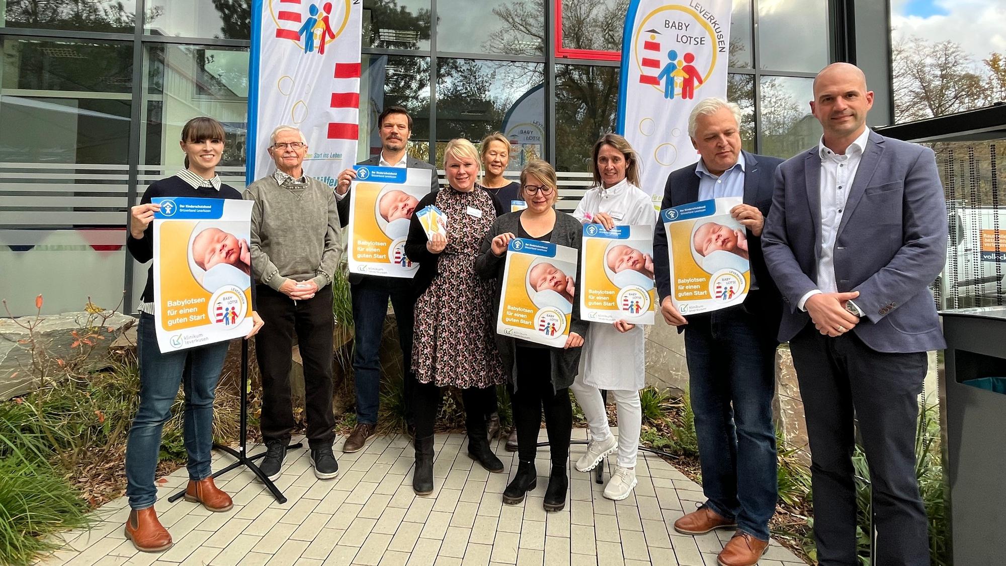 Das Projekt Babylotsen von Stadt, Klinikum und Kinderschutzbund gibt es seit November 2022 – hier ein Foto vom Auftakt.
