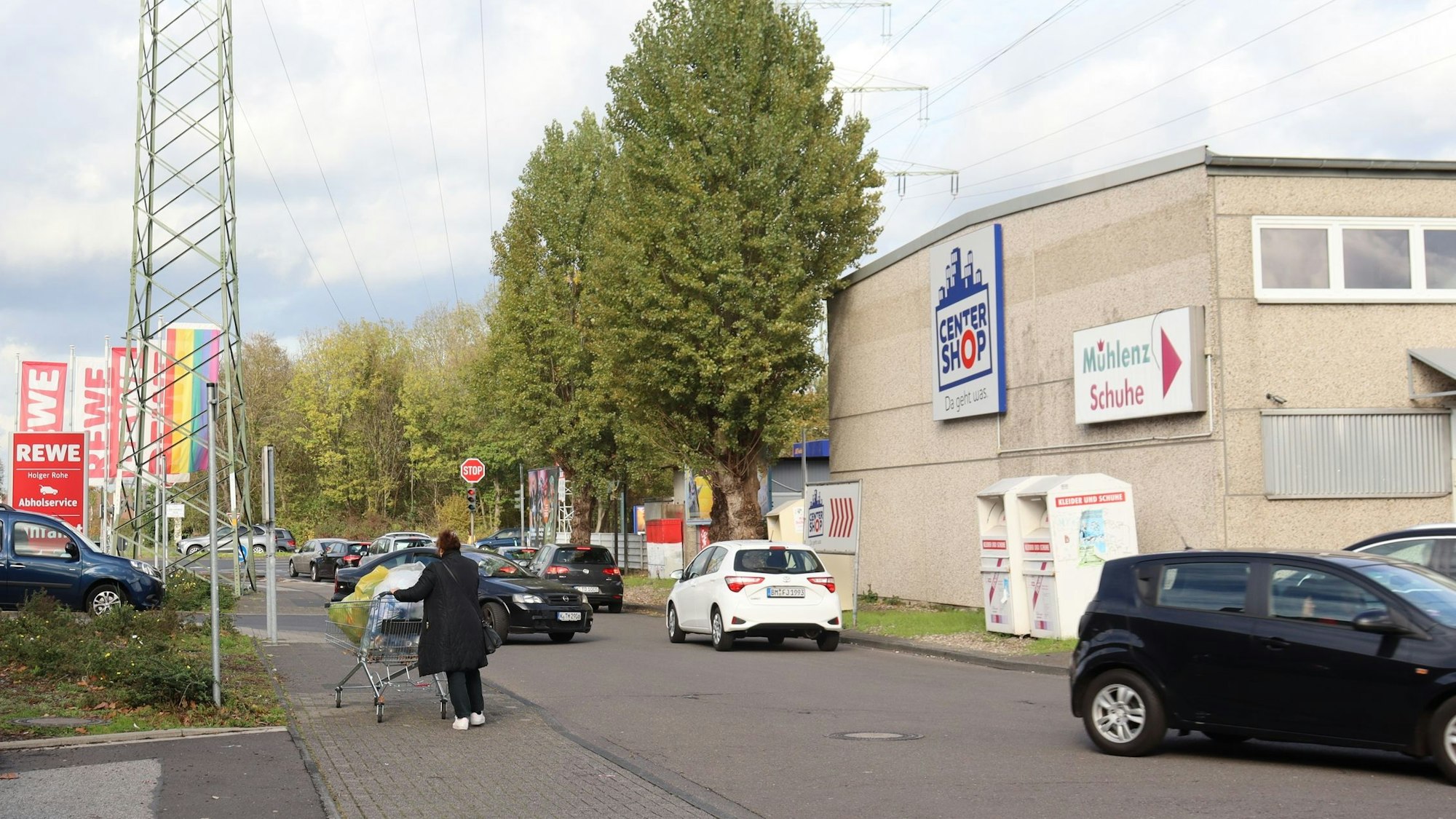 Das Bild zeigt das Gewerbegebiet auf der Steyler Straße.