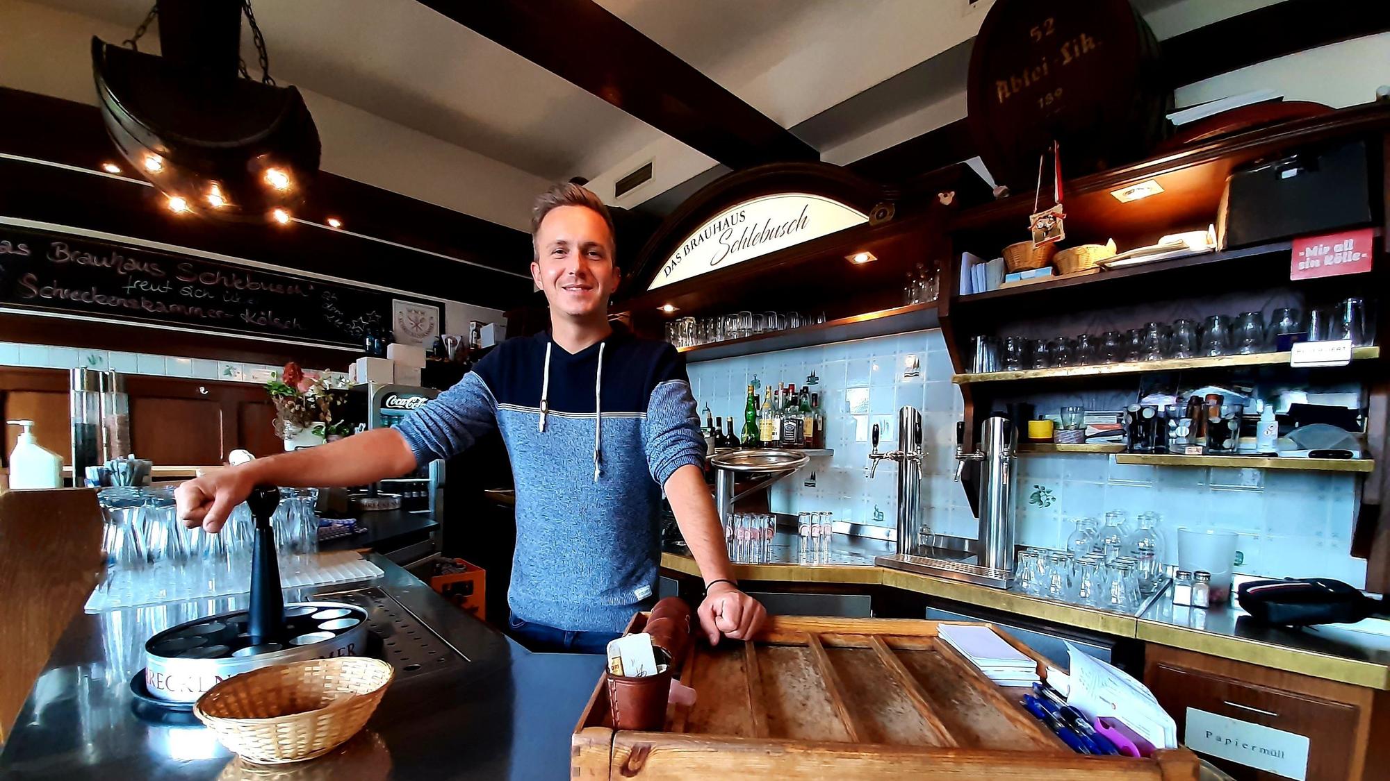 Andreas Berndt, Betreiber des Brauhaus in Schlebusch an der Saarstraße