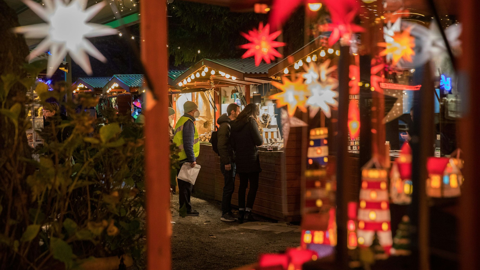 1Der Weihnachtsmarkt im Stadtgarten