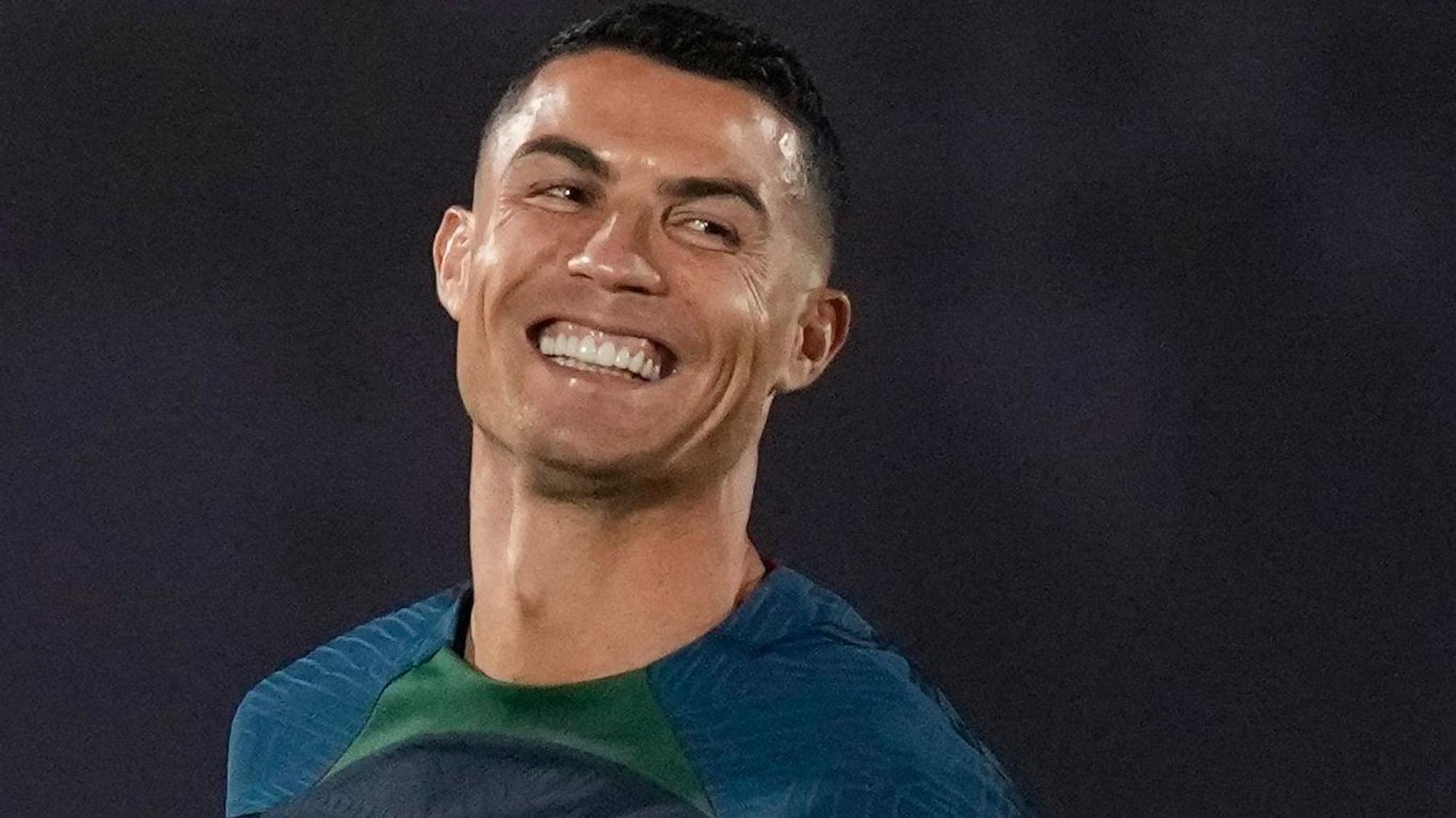 Cristiano Ronaldo während einer Trainingseinheit