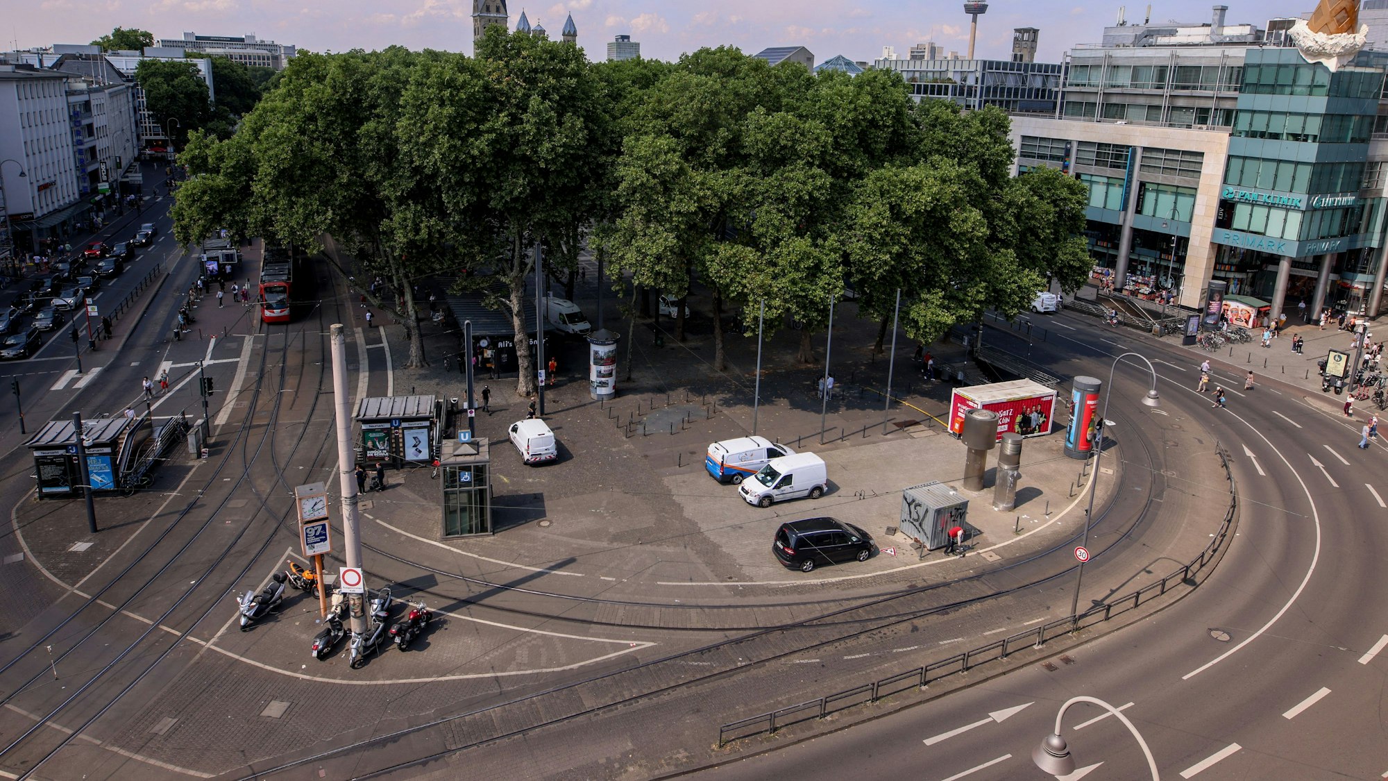 Der Neumarkt von oben